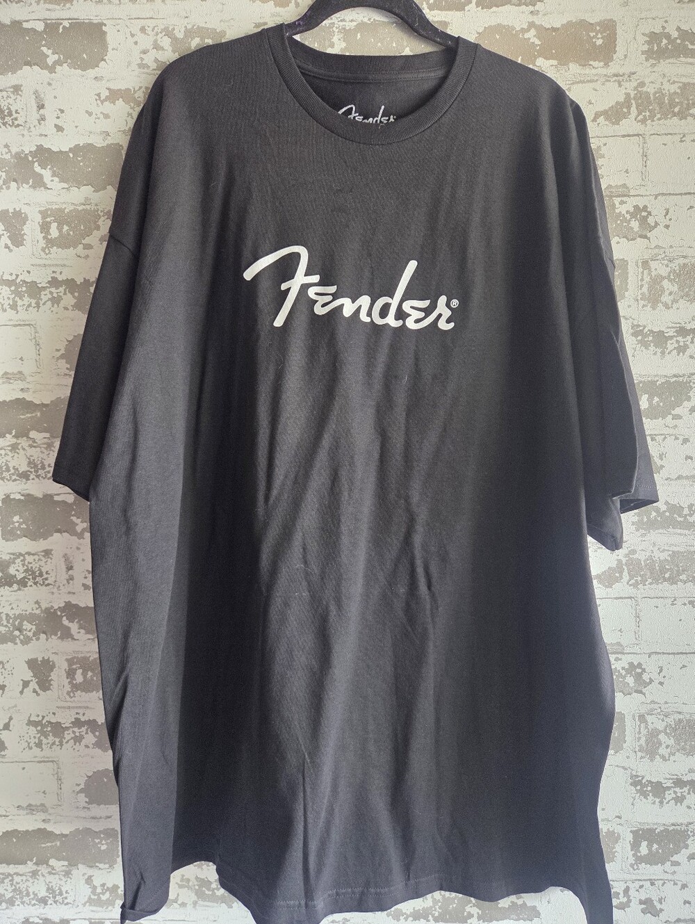 NWT Fender Spaghetti Logo Graphic T-Shirt Black Size 3XL